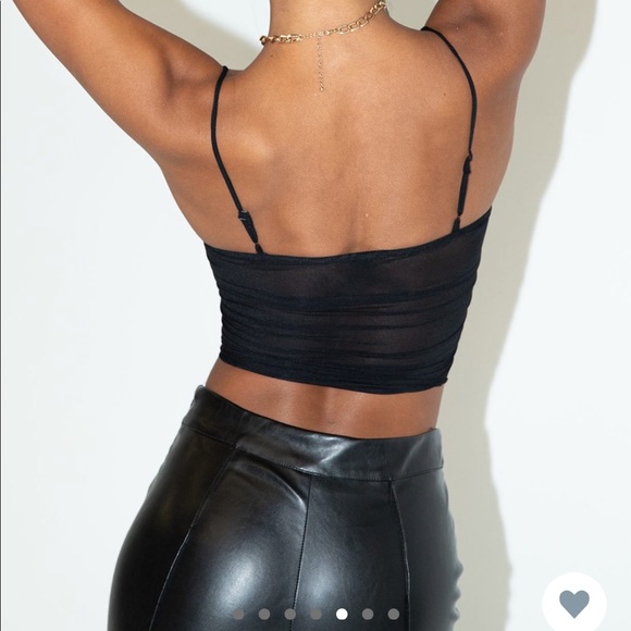 Shine bright crop top black - Picture 3 of 3